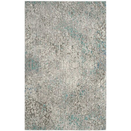 Safavieh Mystique Small Rectangle Area Rug, Grey and Light Blue - 4 x 6 ft. MYS977L-4